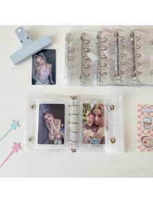 1pc M5 Mini Notebook, Student Portable Pocket Memo Pad, Multifunctional Photo Album - Multicolor - View 3