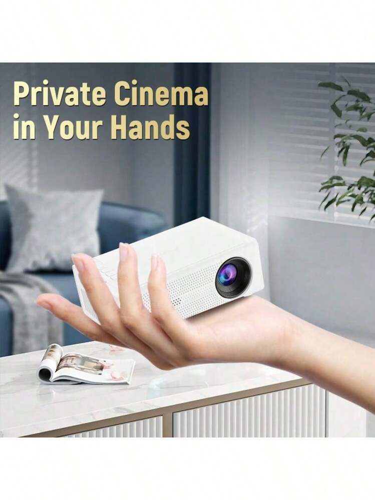 1 pieza Proyector mini portátil M200S, fácil de conectar con teléfonos inteligentes, adecuado para uso doméstico, de fiesta u oficina. Es compatible con USB/SD/AV/HD y está equipado con un puerto Tipo-C. Sin sistema integrado; admite espejeo por cable del teléfono. Requiere un cargador de 5V 2A y un cable compatible. Se recomienda conectar de acuerdo a los pasos mostrados en la imagen. Resolución 320*240p. - Multicolor - Añade 6