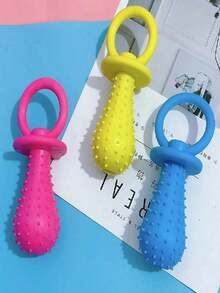 1 pieza Juguete de limpieza dental para mascotas - Proporciona una experiencia de masticación interactiva y entretenida para perros pequeños y cachorros, con campana en el palo de masticar, adecuado para gatos/perros pequeños. Tenga precaución con perros medianos/grandes ya que existe riesgo de daño. Juguetes de entrenamiento para mascotas, juguetes anti-mordedura y de limpieza dental para cachorros, juguetes para mascotas, productos de entrenamiento interactivo, ayuda a las mascotas a jugar y divertirse para aliviar el aburrimiento.