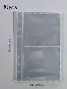 A7 Transparent Portable File Folder With Double Buckle Design, Can Store Beautiful Photos. It Can Be Used As An Album, Saving Costs On Stationery, Notebooks, Sticker Books, Office Supplies, School Supplies - Multicolor - View 13