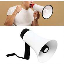 Airshi Megáfono de Mano, Megáfono Recargable con un Botón de Inicio, Sonido Claro, Megáfono Recargable para Puesto - 1 - Ver 5