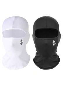 1/2/3pcs Unisex Balaclava Hat, Versatile Printed Sports Face Mask, Breathable, Moisture-Wicking, Suitable For Outdoor Hiking, Daily Cycling - P - View 16