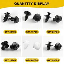 免费赠送专业级钢制撬棒。100个保险杠卡扣、汽车卡扣、塑料铆钉紧固件、卡扣式紧固件套装（含各种尺寸）、汽车卡扣式铆钉套装（含紧固件拆卸工具）。