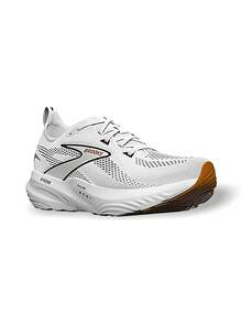 BR00KS White Gum Outsole Run Trainer - White/Silver - View 7