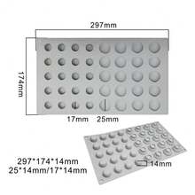 Mostsom Silicone Mini Mushroom Candy Molds, Non Stick Chocolate Gummy Mold (Mushroom F),MushroomF - 蘑菇F - 查看 6
