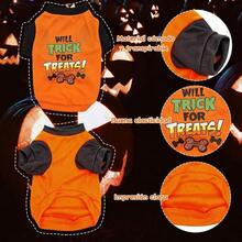 Y6 Piezas de Disfraz de Perro de Halloween Divertida Ropa de Perro de Miedo Small - Multicolor - Ver 2