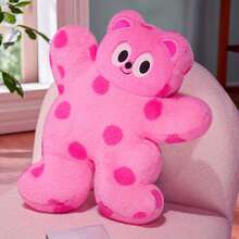 Almohada de peluche de dibujos animados con forma de oso, juguetes de peluche suaves para adultos, decoración del hogar - color - Ver 3