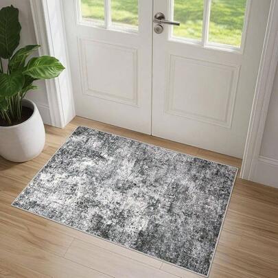 Area Rug Living Room Rugs - 2x3 Washable Soft Neutral Modern Abstract Low Pile Rug Carpet Bedroom Dining Room Farmhouse Home Office -