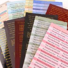 48 Sheets Quote Words And Sayings With Bible Verses Journaling Stickers Books For Junk Journal Supplies, 1692Pcs Gold Foil Transparent PET Stickers For ScrapbooFKing, Bujo, Card MaFKing,2PackQuoteWordsBibleStickerBooks - 2包聖經名言貼紙書 - 查看 3