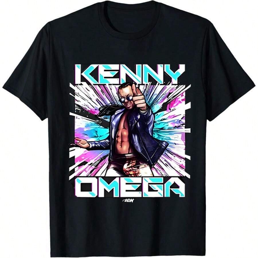 Kenny Omega - Graphic Series AEW Official T-Shirt - Black - View 1