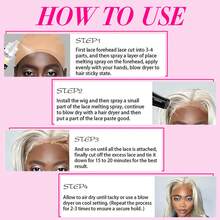 Goiple Lace Wig Installation, Cleaning & Care Kit – Orange Oil-Infused Gentle Lace Wig Remover, 2-In-1 Tea Tree Oil Wig Milk Leave-In Conditioner Spray, Edge-Protecting Melting Spray, Extreme Firm Hold Waterproof Lace Wig Adhesive, Soft Styling Hair Wax Stick, Makeup Remover Wipes, Invisible HD Wig Caps, Styling Combs & Adjustable Elastic Bands – Scalp-Friendly, Residue-Dissolving, Ideal For Wig Wearers, Beginners, Toupees & Hair Extensions - 18 món (Bộ dụng cụ lắp, tháo và chăm sóc tóc giả) - Xem 3