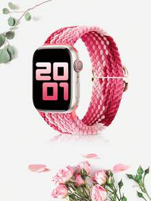 1 Stück St.Siabe elastisches Nylon Armband, verstellbares gewebtes Nylon Solo Loop Uhrenarmband kompatibel mit 38mm, 40mm, 41mm, 42mm, 44mm, 45mm, 49mm Smartwatches, geeignet für Series 9, 8, 7, 6, SE, 5, 4, 3, 2, 1, Ultra, Zubehörarmband