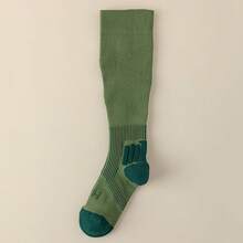 Women Knee High Socks - màu xanh lá - Xem 5