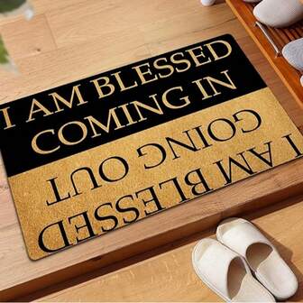 1 pieza Felpudo de entrada para interiores, decoración del hogar