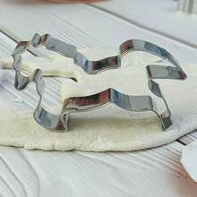 Stainless Steel Rocking Horse Cookie Cutter - Perfect For DIY Baking And Cake Decoration, Essential For Kitchen - Silver - View 9