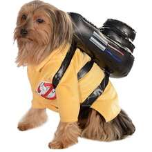 YRubie's Ghostbusters Pet Costume Movie Dog Outfit XL Neck to Tail 28 Chest 24 - X-Large+Mono Cazafantasmas - Ver 4