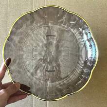 精美客厅水果盘，冰川图案干果盘，餐桌骨盘，蛋糕小吃盘