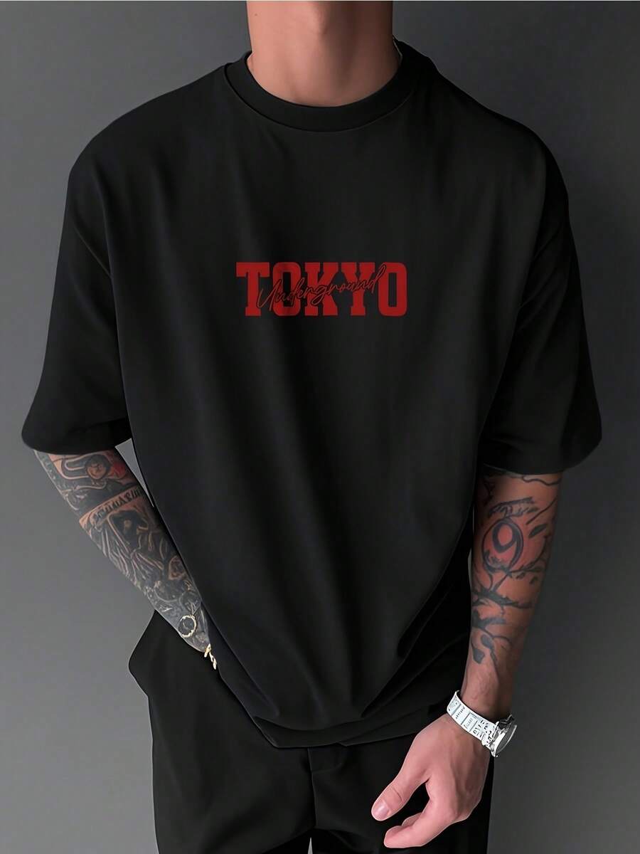 mens quick dry tokyo racing car graphic t shirt double sided design breathable athletic fit short sleeve tee for casual gym wear japanese apparel Holy Wk, Tqu D of dryqu Debreathable athletic fit short sleeve tee for casual gy - Negro - Ver 1