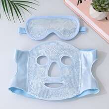 1/2pcs SPA Ice Cold Hot Full Face Facial Mask, Sleeping Ice Bag, Gel Beads, Skin Friendly, Plush, Sleeping Ice Bag, Reusable Gel Ice Pack For Relief Of Eye And Facial Fatigue, Relaxation And Cooling Eye Pad For Summer And For Outdoor,Sport,Travel,Kitchen,Bedroom,School,Office,And For Woman,Man,Children,Adult Summer Cooling,Beach,Travel,Women's Day,Travel Essentials,Wedding Favours,Y2k,Bedroom,Car Accessories Women,Kitchen Decor,Cute Stuff - Multicolor - View 19