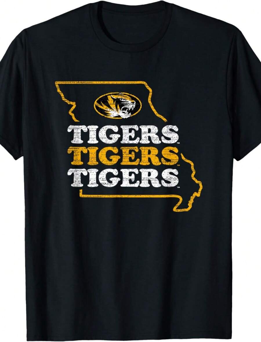 Missouri Tigers State Vintage Officially Licensed T-Shirt - màu đen - Xem 1