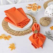 DII Mantel Rectangular de poliéster de 132.08 cm x 177.80 cm, Negro, Perfecto para Halloween, Fiestas de Cena y Uso Diario, , , Napkin Set, 1(213.4 x 152.4 cm (Rectangular) Blanco) - Multicolor - Ver 3