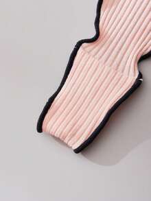 4pcs/Pack Sexy Women's Low-Rise Bow Lace Trim Thong Panties, Random Colors - Multicolor - View 4