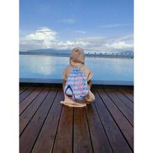 Cotton u2018 Towels with Hood Bath Beach Pool Hooded Towel Poncho Swim Cover - ups with Drawstring Bag - rosa - Ver 3