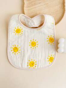 Baby Bibs, U-Shaped Gauze Bib, Muslin Breathable Absorbent Bib - Multicolor - View 6