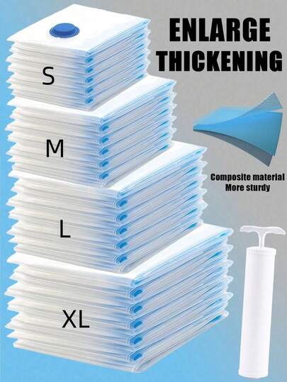 1pc Portable Travel Storage Bag, Large Capacity Compression Bag, Reusable Vacuum Bag, Foldable Organizer Bag, Printed Luggage Bag, Dustproof Packaging, Cubic Moisture-Proof Miscellaneous Bag, Anti-Moth, Space-Saving, Suitable For Clothes, Blankets, Shirts, Bedding, Closet, Bathroom Items, Outdoor Gear, Etc.