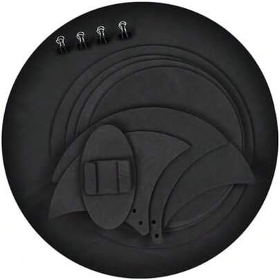 10 piezas/set de tambor mudas, almohadillas de silenciador tambor remo de bombo de bombo silenciador Material de espuma amortiguadores del tambor Control de tono para baterista