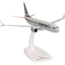 avin Snap - Fit 737 8 American Airlines, Miniatura de plstico a Escala 1: 200 con Base, modelismo, Edicin para coleccionistas - Aerolíneas americanas - Ver 3