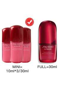 Tinh chất dưỡng da Shiseido [Mini] Ultimune Power Infusing 10ml*3/30ml / Làm chậm chu kỳ lão hóa da dẫn đến lão hóa da như nếp nhăn và vết chân chim, bắt đầu từ tình trạng khô da / Giúp cải thiện rõ rệt các dấu hiệu lão hóa bao gồm tông màu da không đều, xỉn màu, mẩn đỏ, lỗ chân lông, thô ráp, nếp nhăn, vết chân chim, nếp nhăn, nếp nhăn khi cười, độ săn chắc và độ đàn hồi / Thúc đẩy vẻ ngoài trẻ trung, tươi mới bằng cách thẩm thấu vào lớp ngoài cùng của da - Mới - 10ml*3/30ml - Xem 2