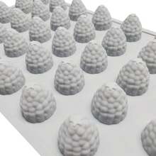 Mostsom 35-Cavity 3D Raspberry Silicone Mold For Fondant Chocolate Candy Gum Paste Polymer Clay Resin Kitchen BaFKing Sugar Craft Cake Cupcake Decorating Tools (Raspberry D),RaspberryD - RaspberryD - View 6