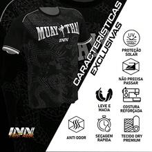Premium Kit: Shorts + Anubis Muay Thai T-Shirt - High Performance, Durable And Comfortable - 黑色 - 查看 9