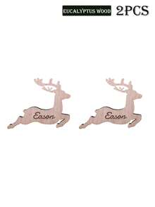 Personalisierte Rentier Glas Dekorationen, individuelle Weihnachts-Weinglas Dekoration, personalisierte Namens-Ornamente, individualisierbare Weihnachtsgeschenke, Weihnachtsparty, Frohe Weihnachten, Rentier, Weihnachten, DIY Ornamente, Weinglas Ornamente, Heimdekoration, Geburtstagsgeschenke, Mama, Papa, Familie, Freund - Stil A - Übersicht 16