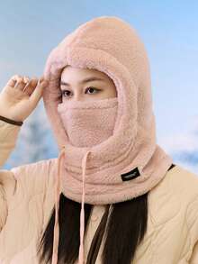 Balaclava Fleece Ski Mask For Men Women Winter Face Masks Windproof Hooded Scarf Cold Weather Hat Neck Warmer