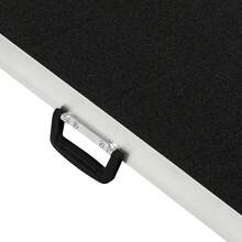 YUNRUX Rollstuhlrampe, rutschfeste Rampen für Rollstühle, tragbare Rampen für Rollstühle - Schwarz - Übersicht 10