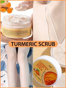 姜黄身体磨砂膏，去角质保湿，深层清洁，提亮大腿内侧、比基尼区域和腋下肌肤，温和磨砂，滋润身体，令肌肤柔软光滑。 - 黃色 - 查看 1