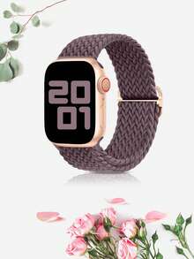 1 Stück St.Siabe elastisches Nylon Armband, verstellbares gewebtes Nylon Solo Loop Uhrenarmband kompatibel mit 38mm, 40mm, 41mm, 42mm, 44mm, 45mm, 49mm Smartwatches, geeignet für Series 9, 8, 7, 6, SE, 5, 4, 3, 2, 1, Ultra, Zubehörarmband