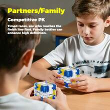 3D迷宫益智魔方 - 3D立方体和球体，空间感知脑力训练玩具，可旋转可移动的魔方，挑战性脑筋急转弯拼图，经久耐用且趣味十足，适合3岁以上儿童的教育礼物，男孩女孩皆宜，可作为生日/开学/圣诞礼物 - 3D滾珠魔術方塊 - 查看 5