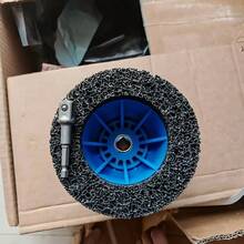 5.91 Inch Silica Carbide Grinding Wheel With Drill Bit Adapter - Professional Surface Preparation And Cleaning Kit For Automotive, RV, And Powersports - Tire Changing And Rust Removal Tool, Car Tire Cleaning Tool | Ergonomic Handle | Durable Construction - Blue - View 8