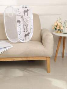 1 szt. składany organizer na pranie, używany do przechowywania brudnych ubrań, siatkowa torba, wiszące kosze łazienkowe, rama wiadra do użytku domowego