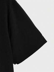 Born Ready Baby Vladdy Official T-Shirt - Funny Graphic With Born Ready Text & Vladdy Design - Machine Washable Casual Round Neck Short Sleeve Tee For Adults - Humorous Gift For Halloween, Christmas, Thanksgi - 黑色 - 查看 4