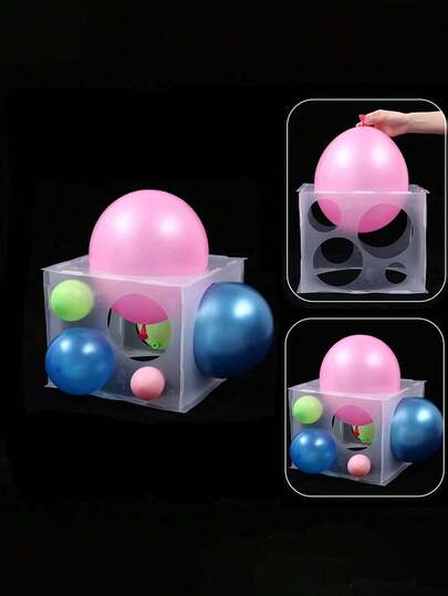 1pc 11-Hole Balloon Sizer Measurer, Foldable Balloon Decoration Measuring Tool, Suitable For Balloon Arches, Balloon Columns, Photo Balloons, Party Balloons, Birthday Balloons, Birthday Decorations, Baby Shower Decorations, Welcoming Party Decorations