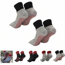 Calcetines Konjoun para pies descalzos, calcetines de dedo para hombres y mujeres, atléticos para correr, calcetines separadores de dedos transpirables para exteriores - 1 pieza-B - Ver 11
