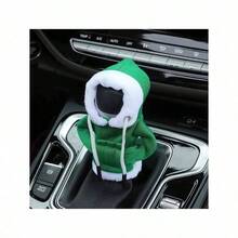1pc Christmas Car Gear Shift Cover Decorative Hoodie, Santa Claus Mini Hoodie Sweatshirt For Car Interior Decor, Suitable For Christmas, Wedding, Party, Holiday Events, Car Accessory, Christmas Gift,Christmas - Multicolor - View 7
