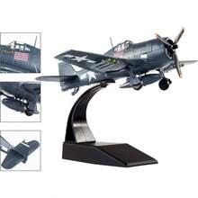 Fighter Jet Modelo 1/72 Escala Grumman F6F Hellcat Avin militar fundido a troquel para coleccin y regalo - Multicolor - Ver 2