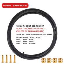 Mountain Bike Hydraulic Brake Olive Head Oil Needle Connector Shimano Magura Speed Coupler Brake Hose Kit - Black - View 10