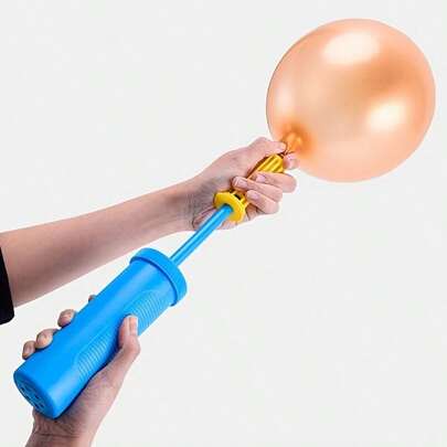 Portable Balloon Pump With Handle And One Click Operation - Powerful Performance, Fast Inflation, Compatible With Helium And Air - Suitable For Birthday Parties, Weddings, Balloon Decoration - Compact And Lightweight Design, Stable Base (No Need For Helium Replenishment)