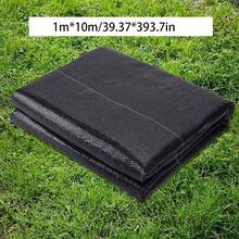 1 Pack, Garden Barrier Landscape Fabric, Block Fabric, Woven Mulch For Landscaping Ground Cover Control Fabric, Black Garden Bed Liner - Black - View 17